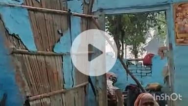 कहरा: सहरसा जिले में आंधी, तूफान और बारिश से कई लोगों के घर उजड़ गए