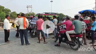 कलान: परशुराम पुरी के महाराणा प्रताप चौक पर कार ने ई-रिक्शा को टक्कर मारी, कार मामूली रूप से क्षतिग्रस्त