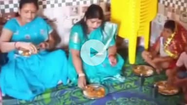 रामपुर: रविवार को राज्य महिला आयोग की सदस्य सुनीता सैनी ने मैडेयान उदयराज में 'लंच विद लाडली' के तहत बच्चियों के साथ भोजन किया