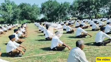 खंडवा नगर: खंडवा में आज RSS का पथ संचलन, आधा शहर नो-व्हीकल जोन, 8 पंक्तियों में 5 हजार स्वयंसेवक होंगे शामिल