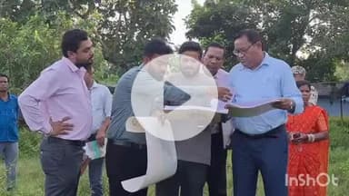 जगदलपुर: कमिश्नर बस्तर डोमन सिंह ने जगदलपुर तहसील में खरीफ फसल गिरदावरी का लिया जायजा