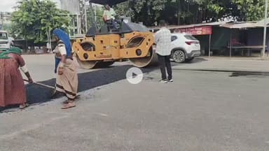 ગાંધીનગર: પાલજ પાસે બમ્પ બનાવવામાં આવ્યા