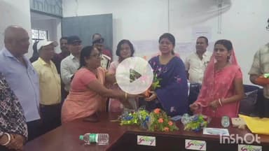 मनसाही: मनसाही प्रखंड मुख्यालय में विदाई सह सम्मान समारोह का आयोजन किया गया