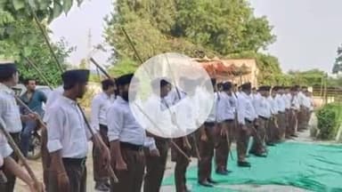 प्रतापगढ़: कटरा गुलाब सिंह बाजार में संघ शताब्दी वर्ष पर आयोजित की गई गोष्ठी व पथ संचलन