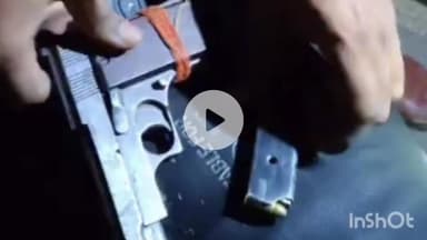 आरा: नवादा थाना क्षेत्र में बड़ी घटना को अंजाम देने से पहले दो अपराधियों को पिस्टल और गोली के साथ किया गया गिरफ्तार