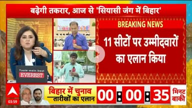 बिहार चुनाव 2025: AAP ने जारी की प्रत्याशियों की पहली लिस्ट

#BiharElections2025 #ElectionCommission #ElectionDates #Bihar #AAP