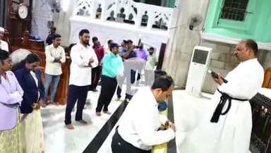 సదాశివ పేట్: మెదక్ చర్చిని సందర్శించిన తెలంగాణ రాష్ట్ర హైకోర్టు న్యాయమూర్తి జస్టిస్ శ్రీమతి సురేపల్లి నందా