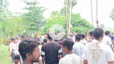 uttarserthu पंचायत मुखिया ने नगवां में नया पंचायत बनवाने जारहा था