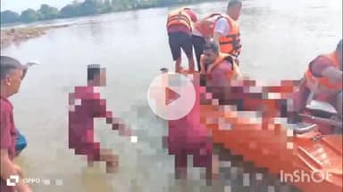 दुर्ग: ग्राम पीपरछेड़ी के शिवनाथ नदी में नहाते समय एक व्यक्ति बह गया, एसडीआरएफ की टीम ने निकाला और पुलिस को सुपुर्द किया