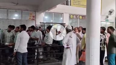 अमरोहा: अमरोहा जिला अस्पताल में बुखार के मरीजों की लगी भीड़