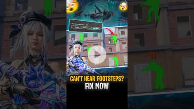 Can’t Hear Footsteps in BGMI?#bgmi #bgmitips #bgmisettings #bgmiaudio #bgmifootsteps #bgmisecret