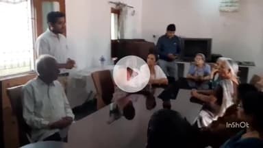 महू गवली पलासिया स्थित वृद्धाश्रम में मानसिक स्वास्थ्य एवं परामर्श शिविर का आयोजन