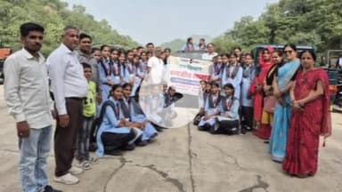 देसूरी: सादड़ी में वन्य जीव सप्ताह के छठे दिन बालिकाओं को करवाई गई जंगल सफारी, वन्य जीव देखकर बालिकाएं हुईं रोमांचित