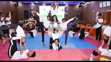 जौनपुर: अस्मिता खेलो इंडिया की एक दिवसीय योगासन प्रतियोगिता