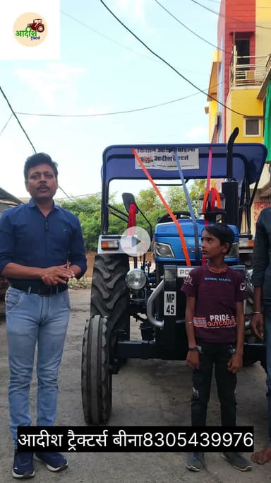 🚜 “सस्ता नहीं, समझदारी का सौदा – सेकंड हैंड पाबरटैक  EURO47!”आदीश ट्रैक्टर्स बीना