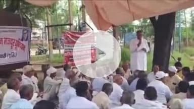 चरखी दादरी: बाढडा में फसल बीमा क्लेम सहित विभिन्न मांगों को लेकर किसानों का धरना जारी, कांग्रेस नेताओं ने दिया समर्थन