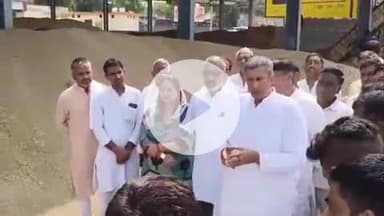 तोशाम: तोशाम में बाजरे की खरीद शुरू न होने पर कांग्रेस जिला अध्यक्ष अनिरुद्ध चौधरी ने सरकार को घेरा