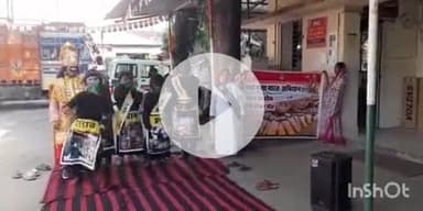 फतुहा: ब्रह्माकुमारी ईश्वरीय विश्वविद्यालय द्वारा नशा मुक्ति पर प्रखंड परिसर में नुक्कड़ नाटक का आयोजन