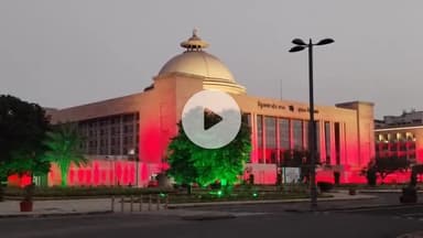 ગાંધીનગર: વિકાસ સપ્તાહને ધ્યાને રાખી ગાંધીનગર ને દુલ્હનની જેમ શણગારવામાં આવ્યું