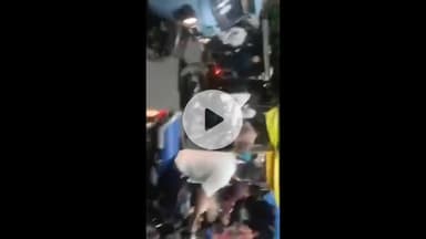 सागर नगर: बुंदेलखंड मेडिकल कॉलेज के सामने दो हाथठेला दुकानदारों के बीच लाठी चली, वीडियो वायरल