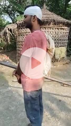 हल‌ई थाना क्षेत्र के कोवा गांव मे आपसी विवाद भाई ने भाई को लोहे रौढ से मार जमीन पर गिराया भतीजा तेज धार धार हथियार से