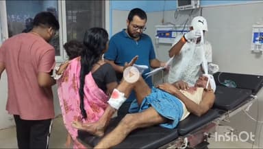 आरा: उत्तरदाहा गांव में गली-नली के विवाद को लेकर दो पक्षों के बीच जमकर मारपीट व फायरिंग, गोली और छर्रे लगने से तीन लोग जख्मी