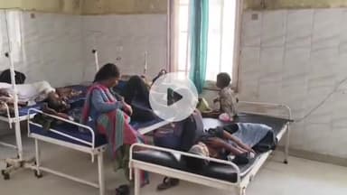 बीना: आगासौद रोड डबल फाटक के पास ओवरलोड वाहन पलटा, मासूम बच्चों समेत दर्जन भर मजदूर घायल