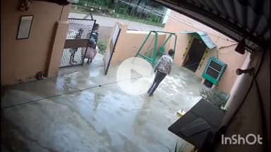 दुर्ग: सेक्टर 1 में दिनदहाड़े लैपटॉप चोरी, भीख मांगने के बहाने घुसे शातिर चोर, सीसीटीवी फुटेज आया सामने