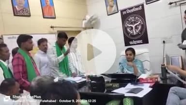 फतेहाबाद: डीएपी की कालाबाजारी और नदियों के जल स्तर बढ़ने से खराब फसलों के मुआवजे को लेकर भाकियू ने एसडीएम को सौंपा ज्ञापन