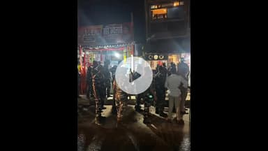 परिहार: आचार संहिता लागू होते ही परिहार पुलिस का फ्लैग मार्च, शांति बनाए रखने की अपील