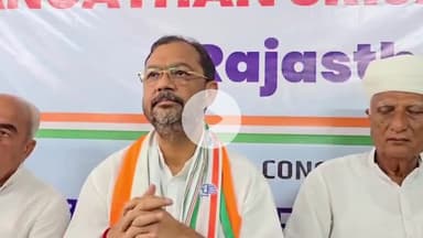 बाड़मेर: बाड़मेर जैसलमेर लोकसभा के पर्यवेक्षक राजेश तिवारी ने मीडिया से बातचीत में पूर्व विधायक मेवाराम जैन पर दी अपनी राय