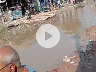 @bihar vidhansabha electi
Babubarhi to Khutona Main Road 
Huaa Kharab Neta or Prshashn apni Jimmedari se Bhag nhi skte