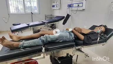 आरा: सरैया बाजार पर बाइक मैकेनिक सड़क दुर्घटना में जख्मी, आरा सदर अस्पताल में भर्ती