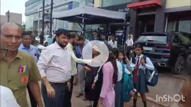 दुर्ग: छावनी थाना क्षेत्र में स्कूल बस दुर्घटना, 3 बच्चे घायल, ट्रक ड्राइवर फरार