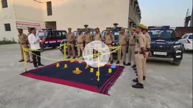 अमरोहा: एसपी अमरोहा अमित कुमार आनंद ने परेड की सलामी ली, आरटीसी डिडौली कैंपस का किया निरीक्षण