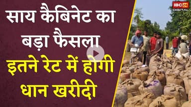Dhan Kharidi पर Sai Cabinet का बड़ा फैसला, इस बार इतने रुपए में होगी धान खरीदी | IBC24 Digital