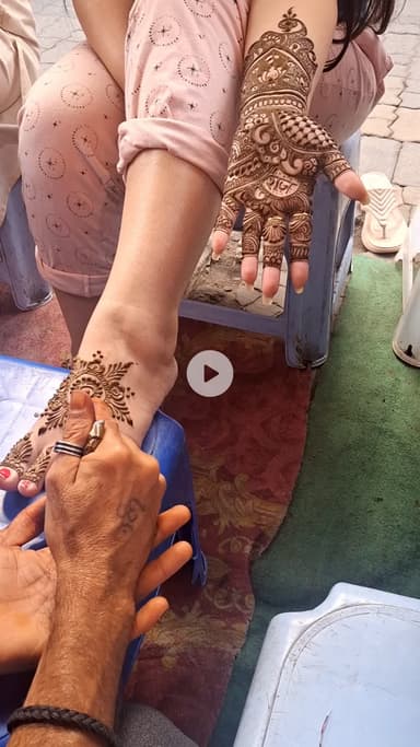Karvachauth Mehndi #karwachauth #karvachauthcelebration #mehndi #couplevlog