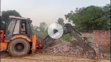 अमरोहा: अमरोहा में सलेमपुर रोड पर अवैध प्लाटिंग के खिलाफ चला सदर तहसील प्रशासन का बुलडोजर