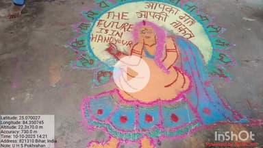 सासाराम: सासाराम के कई स्थानों पर मतदाता जागरूकता कार्यक्रम का आयोजन किया गया