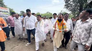 छपारा: सिवनी जिला कांग्रेस कमेटी के नवनियुक्त अध्यक्ष का छपारा में आगमन, कांग्रेस कार्यकर्ताओं ने किया स्वागत