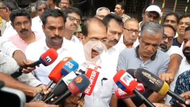 തളിപ്പറമ്പ്: തളിപ്പറമ്പ് തീപിടുത്തം, കെപിസിസി പ്രസിഡൻ്റ് സ്ഥലം സന്ദർശിച്ചു, നഷ്ട പരിഹാരം ഉടൻ നൽകണമെന്നും MLA ആവശ്യപ്പെട്ടു