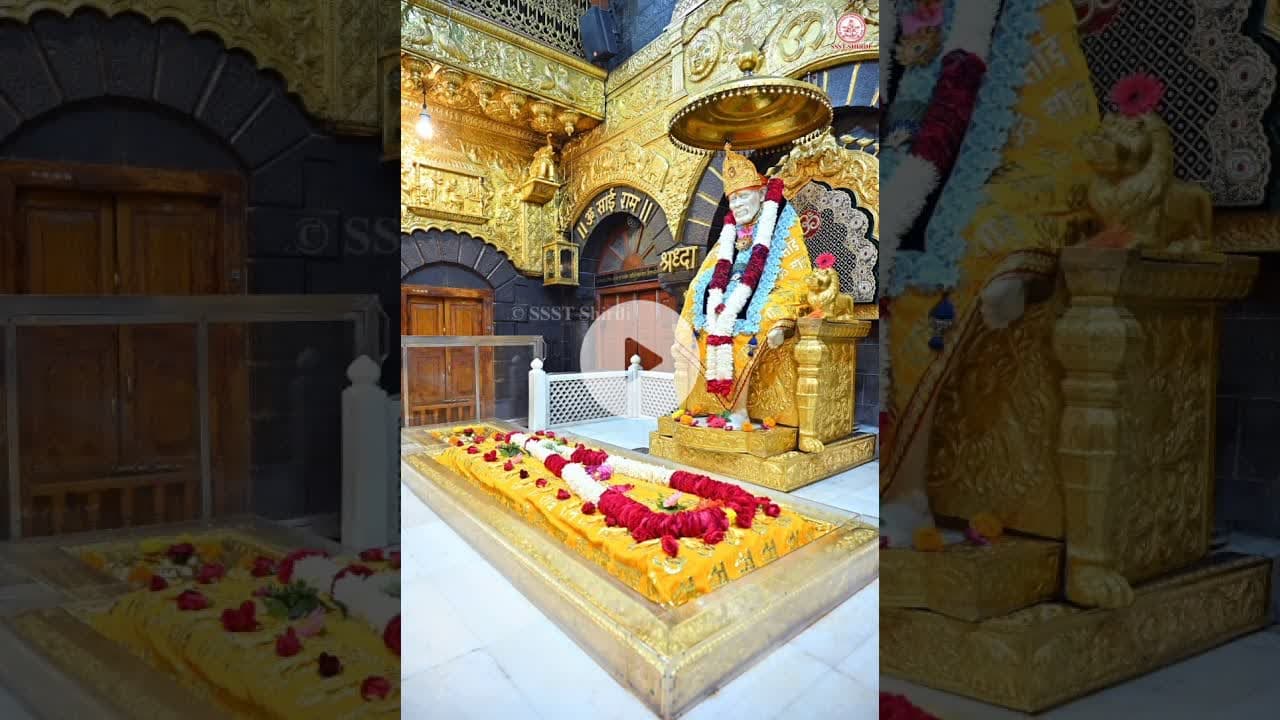 *!! ॐ साई राम !! *Aarti :-Shirdi Majhe Pandharpur**Friday 10 Oct 2025* #dailydarshan
