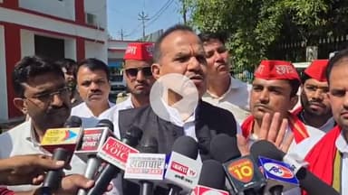 झांसी: झांसी यूनिवर्सिटी में हुए बवाल के बाद पूर्व सांसद चंद्रपाल सिंह ने SSP से मिलकर पत्रकारों से कहा- दोषियों पर हो कार्रवाई