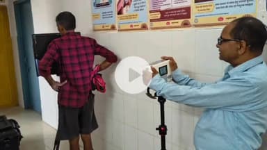 कोडरमा: टीबी मुक्त भारत अभियान: पत्थलडीहा में स्क्रीनिंग कैंप, 73 में से 3 मरीजों में लक्षण पाए गए