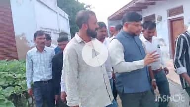 खेरागढ़: अमरपाल सिंह लोधी, IRS ज्वाइंट कमिश्नर भारत सरकार, कुसियापुर गांव पहुंचे और मृतकों के परिजनों से मिले