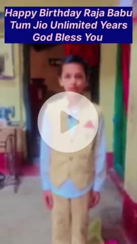 #happy #happy birthday#raja #babu