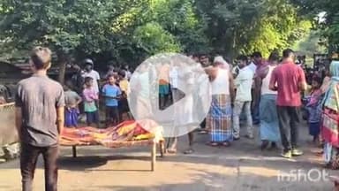 हिरणपुर: बिंदाडीह में पत्थर लदा हाइवा पलटने से घर में सो रहे 55 वर्षीय व्यक्ति की मौत, ग्रामीणों ने किया सड़क जाम