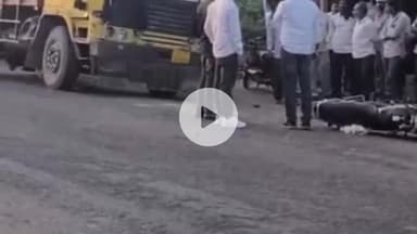 વિંછીયા: વીંછિયા ઓરી રોડ પર બાપા સીતારામ મંદિર સામે ડમ્પર અને બાઈક વચ્ચે અકસ્માત બાઈક ચાલકનું મોત