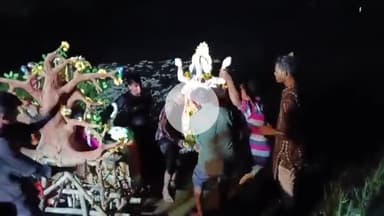 लक्ष्मी माता को धूम धाम से दी गई विदाई बामरा हाई स्कूल पड़ा लक्ष्मी पूजा सम्पन्न#Bamra #lakshmipuja@