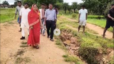 गिरिडीह: अहिल्यापुर पंचायत के फतेहपुर गांव के ग्रामीणों ने सड़क निर्माण कार्य शुरू होने पर जताई खुशी